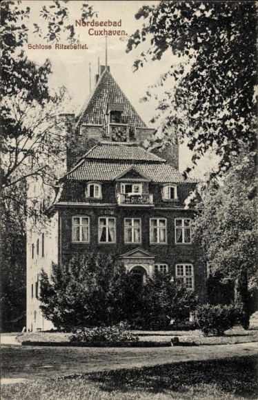 Postcard Ritzebüttel Cuxhaven in Lower Saxony, Ritzebüttel Castle