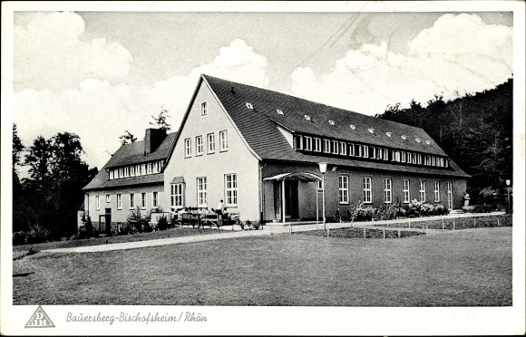 KP Bauersberg Bischofsheim przed schroniskiem młodzieżowym Rhön Dolna Frankonia