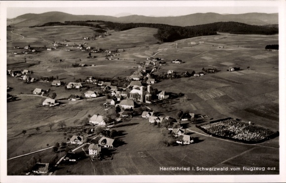 Postcard Herrischwand Herrischried in the Black Forest, aerial photograph