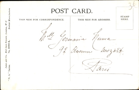 Artist Postcard Spurgin, Fred, Boy in British uniform writes a letter