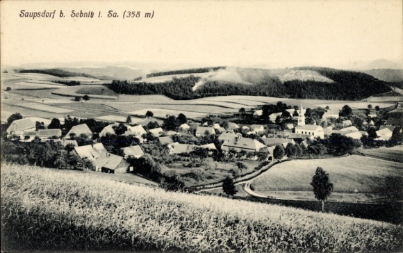 Ak Saupsdorf Sebnitz Saksisch Zwitserland, Panorama