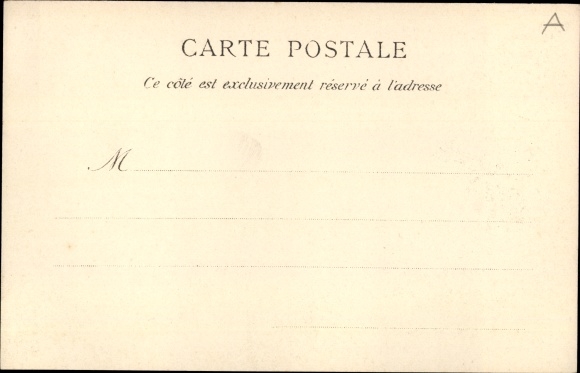 Postcard Saint Louis Senegal, Avenue des Cocotiers