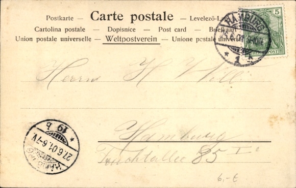 Postcard Tesperhude Geesthacht on the Elbe, Hotel, Käse's Höh'