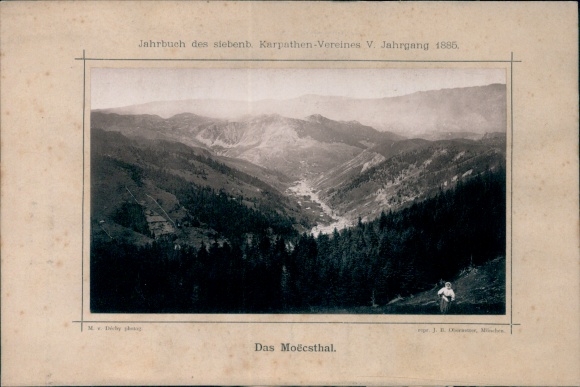 Photo Hungary, Moecsthal, Yearbook of the Transylvanian Carpathian Association, V. Year 1885