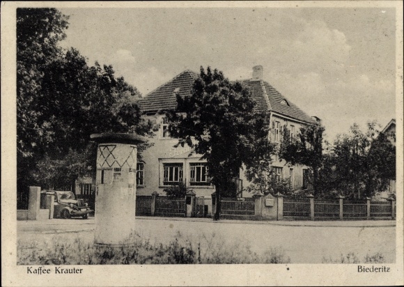 KP Biederitz w Saksonii Anhalt, kawowe zioła, przekrój ulicy