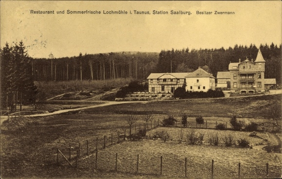 Ak Wehrheim in Taunus Hessen, Restaurant Lochmühle