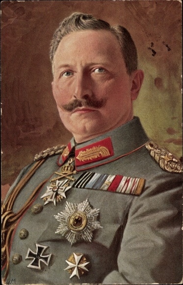 Artist PC Kaiser Wilhelm II., Portrait, Order
