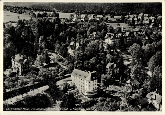 KP Freudenstadt w Schwarzwaldzie, zdjęcie lotnicze