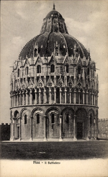 Ak Pisa Toscana, Il Battistero
