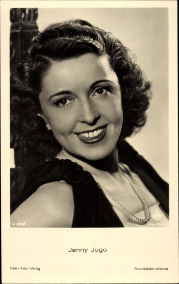 Postcard Actress Jenny Jugo, portrait