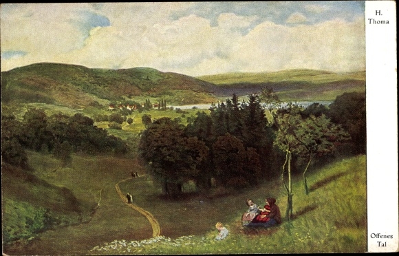 Artist PC Thoma, Hans, Open Valley, Landscape