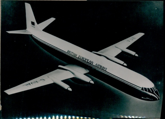 Photo passenger aircraft, British European Airways