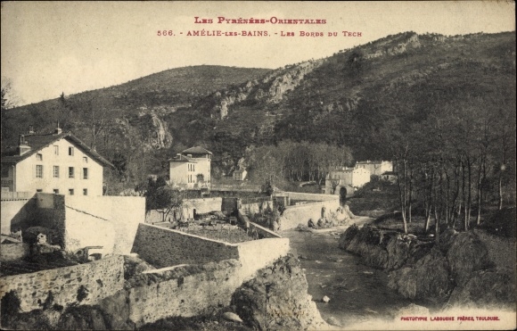Postcard Amelie les Bains Eastern Pyrenees, The Edges of Tech