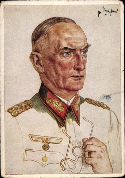 Künstler Ak Willrich, Wolfgang, Männer der Westfront, Generaloberst von Witzleben, VDA
