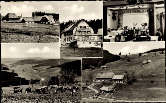 Ak Schwärzenbach Titisee Neustadt im Breisgau Hochschwarzwald, Pension Haus Feldbergblick