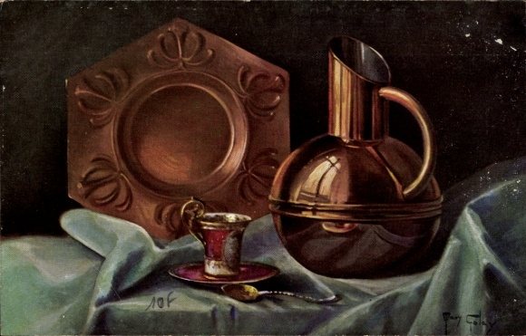 Artist Postcard Golay, Mary, Still Life