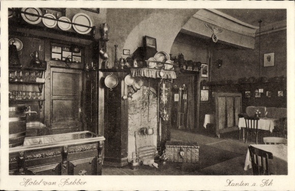 Ak Xanten am Niederrhein, Hotel von Bebber