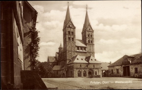 PC Fritzlar in Hessen, cathedral, western view