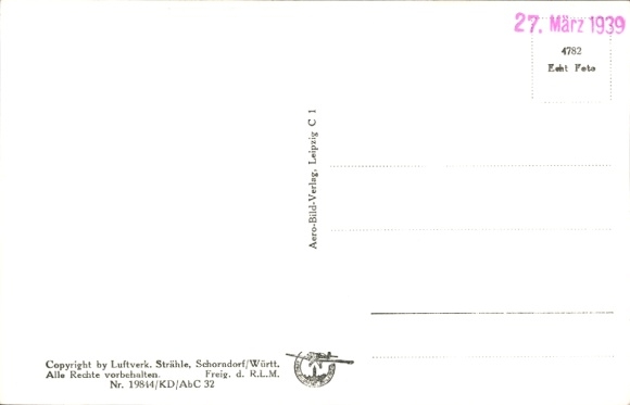 Postcard Traunstein in Upper Bavaria, aerial view of mountains in the background, architecture