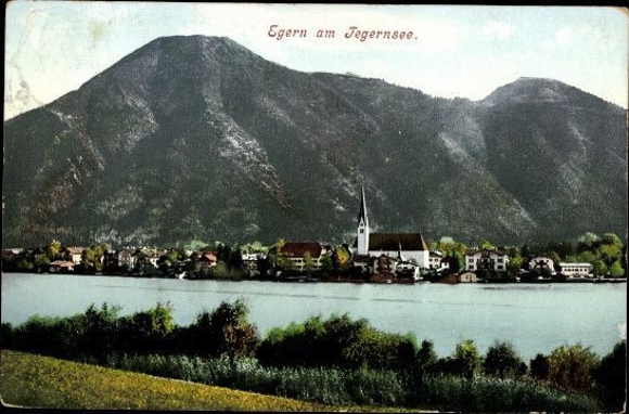10 old PCs Tegernsee, Rottach Egern in the district of Miesbach Oberbay, various views