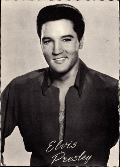 KP aktor i piosenkarz Elvis Presley, portret