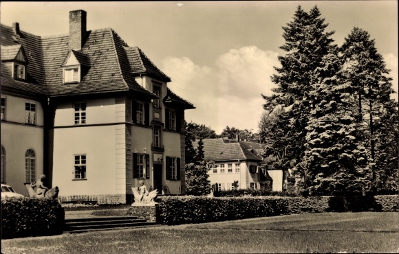 Postcard Ostseebad Graal Müritz, heart and circulatory sanatorium Richard Aßmann