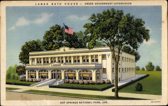 Ak Arkansas VS, Hot Springs National Park, Lamar Bath House