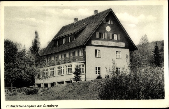Postcard Hann. Münden in Lower Saxony, Naturfreundehaus am Steinberg, exterior view