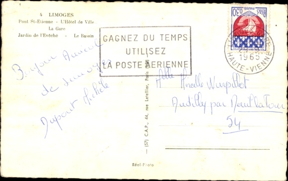 PC Limoges Haute Vienne, Pont St. Etienne, town hall, train station, basin
