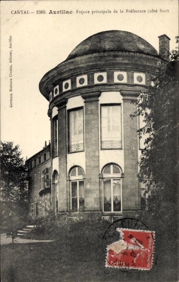 Postcard Aurillac Cantal, Prefecture