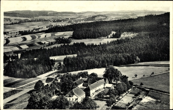 KP Fahrenbach im Odenwald, zdjęcie lotnicze, Kurheim Schlossgut