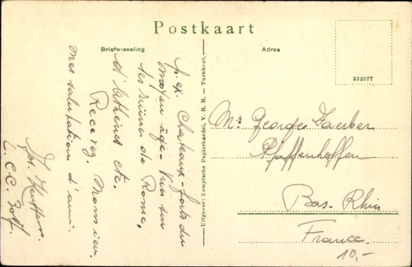 Postcard Turnhout Flandern Antwerp, Water Tower, Wasserturm