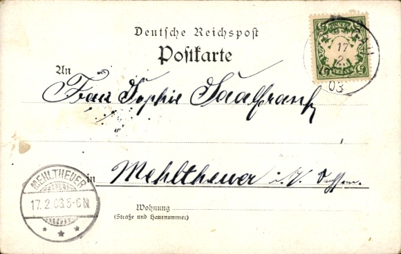 Postcard Issigau in Upper Franconia, Panorama