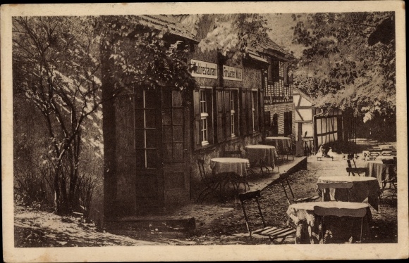 Postcard Forsbach Rösrath Nordrhein Westfalen, Waldrestaurant Forsbacher Mühle