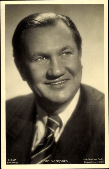 Postcard Actor Fritz Kampers, Portrait, Ross 3150/1