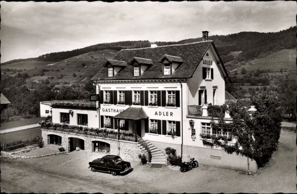 Ak Glottertal im Schwarzwald, Gasthaus Adler