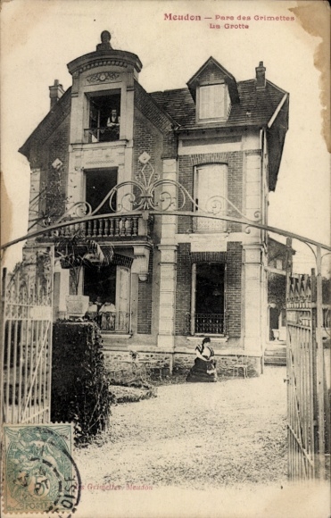 Postcard Meudon Hauts de Seine, Parc des Grimettes, La Grotte