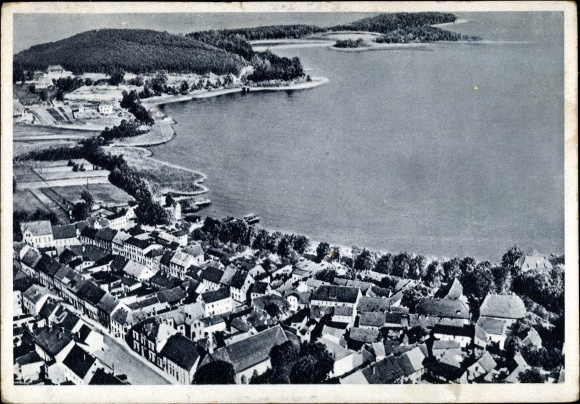 PC Krakow am See in Mecklenburg-Western Pomerania, aerial photograph of the location