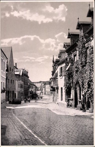 Ak Weilerbach Rheinland Pfalz, Straßenpartie, Hauptstraße