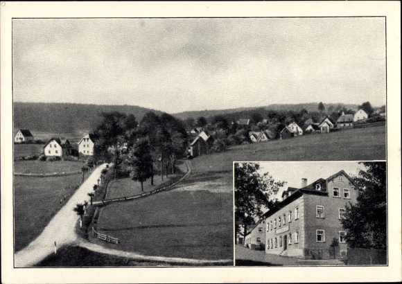 KP Lippertsgrün Naila w Górnej Frankonii, Gasthaus Hans Wirth, Panorama