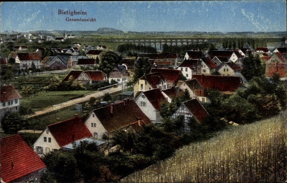 PC Bietigheim in Württemberg, panorama of the village