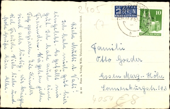 Postcard Kaldenkirchen Nettetal North Rhine Westphalia, sanatorium Maria helper