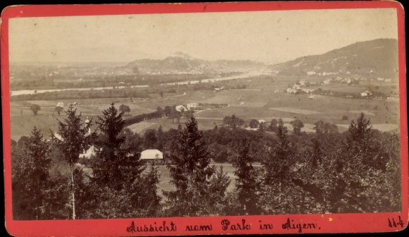 CdV Aigen Salzburg Austria, view from the park