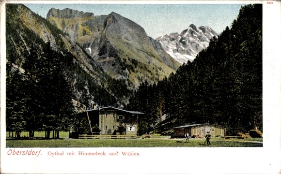 Ak Oberstdorf im Oberallgäu, Berglandschaft, Oythal, Himmeleck, Wilden, 