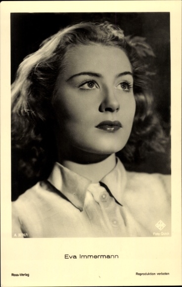 Ak actrice Eva Immersmann, portret