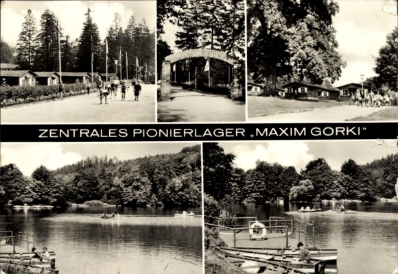 Postcard Wilhelmsthal Gerstungen in Thuringia, Central Pioneer Camp Maxim Gorki