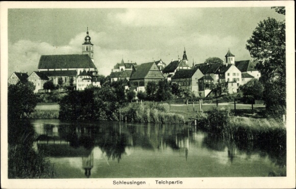 KP Schleusingen w Turyngii, staw, kościół