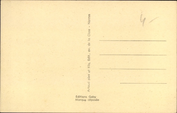 Postcard Pleslin Trigavou Côtes d'Armor, train station, track side, steam locomotive