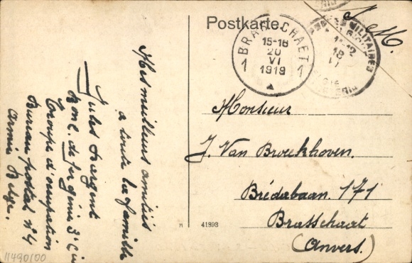 Ak Krefeld am Niederrhein, Süd-Wall en Lindenstraße