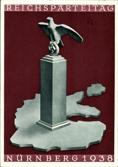 Postcard Reich Party Rally of the NSDAP Nuremberg 1938
